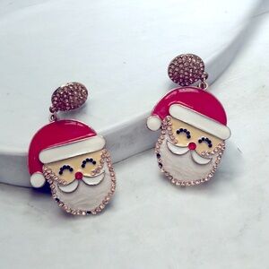 Santa Earrings